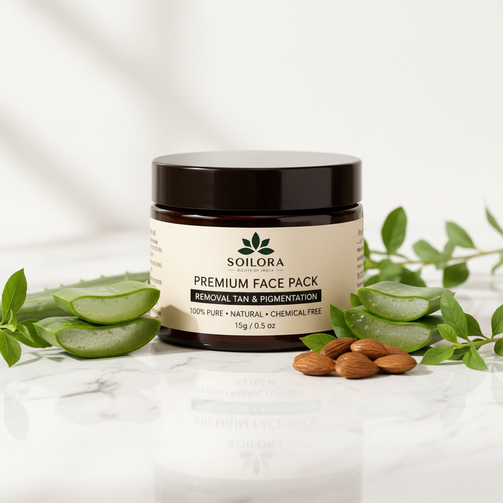 Soilora Face Pack Premium Product Shot